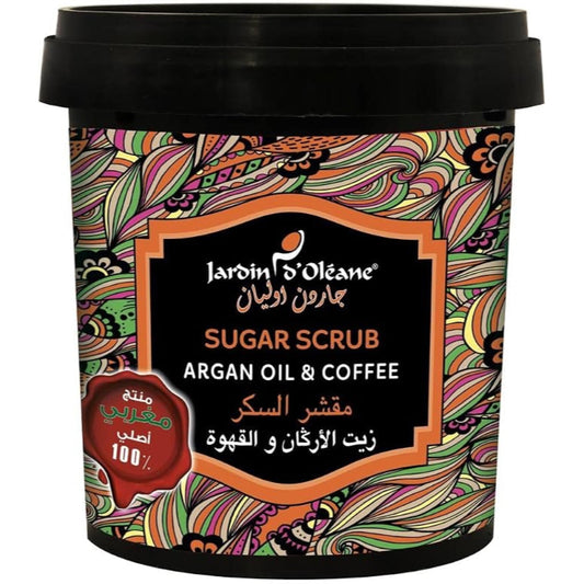 Jardin D'oleane Sugar Scrub Argan Oil & Coffee 600g