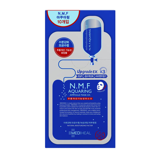 N.M.F. Aquaring Ampoule Sheet Mask Ex 10pcs 27ml