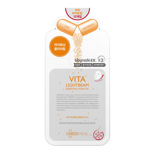 Vita Lightbeam Essential Sheet Mask Ex 10pcs 24ml