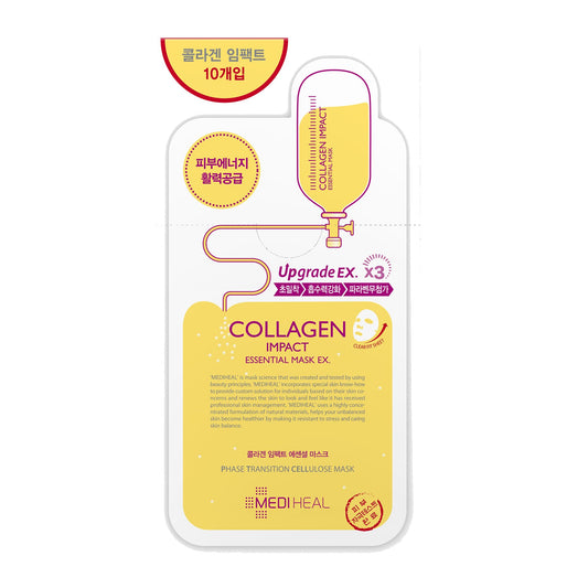 Impact Essential Sheet Mask Ex Collagen 10pcs 24ml