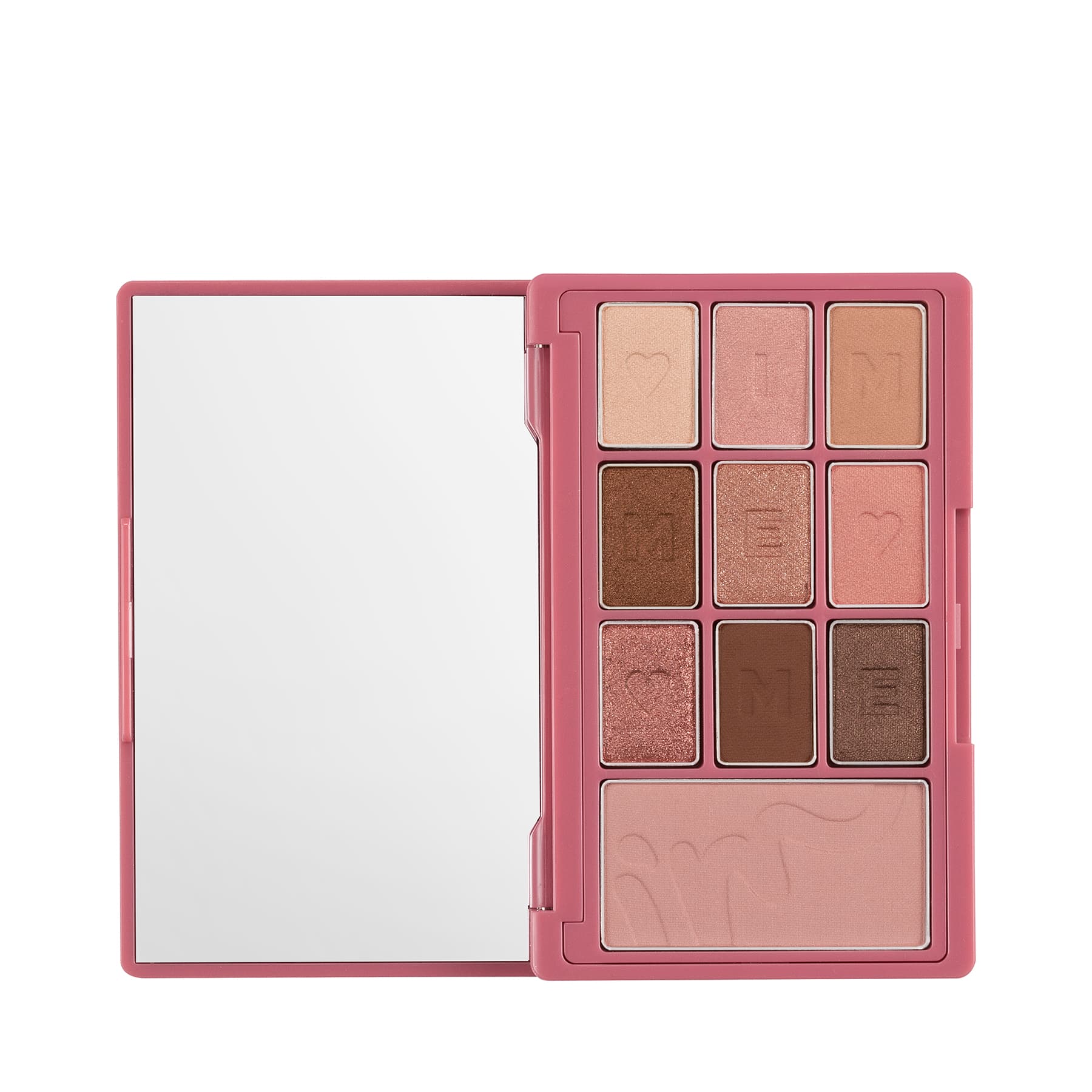 I'm Hidden Card Eyeshadow & Blush Palette - 10 shades 002 Love Card|8g