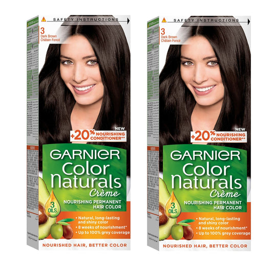 Colour Naturals Permanent Hair Colour 60ml 3.0 Dark Brown