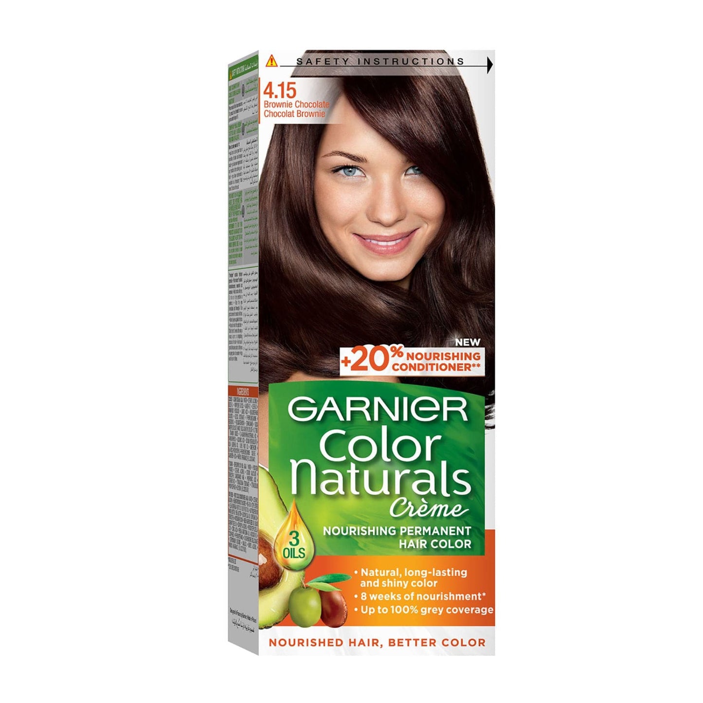 Garnier Colour Naturals Hair Colour 4.15 Brownie Chocolate