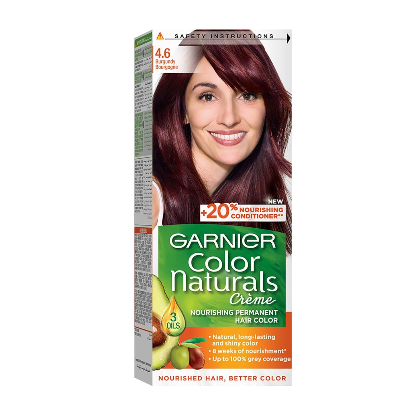Garnier Colour Naturals Hair Colour 4.6 Burgandy