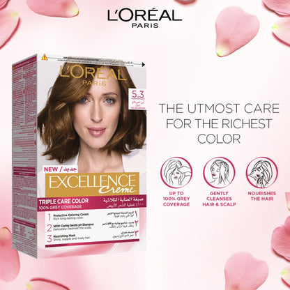 L'Oréal Paris Excellence - 5.3 Light Golden Brown