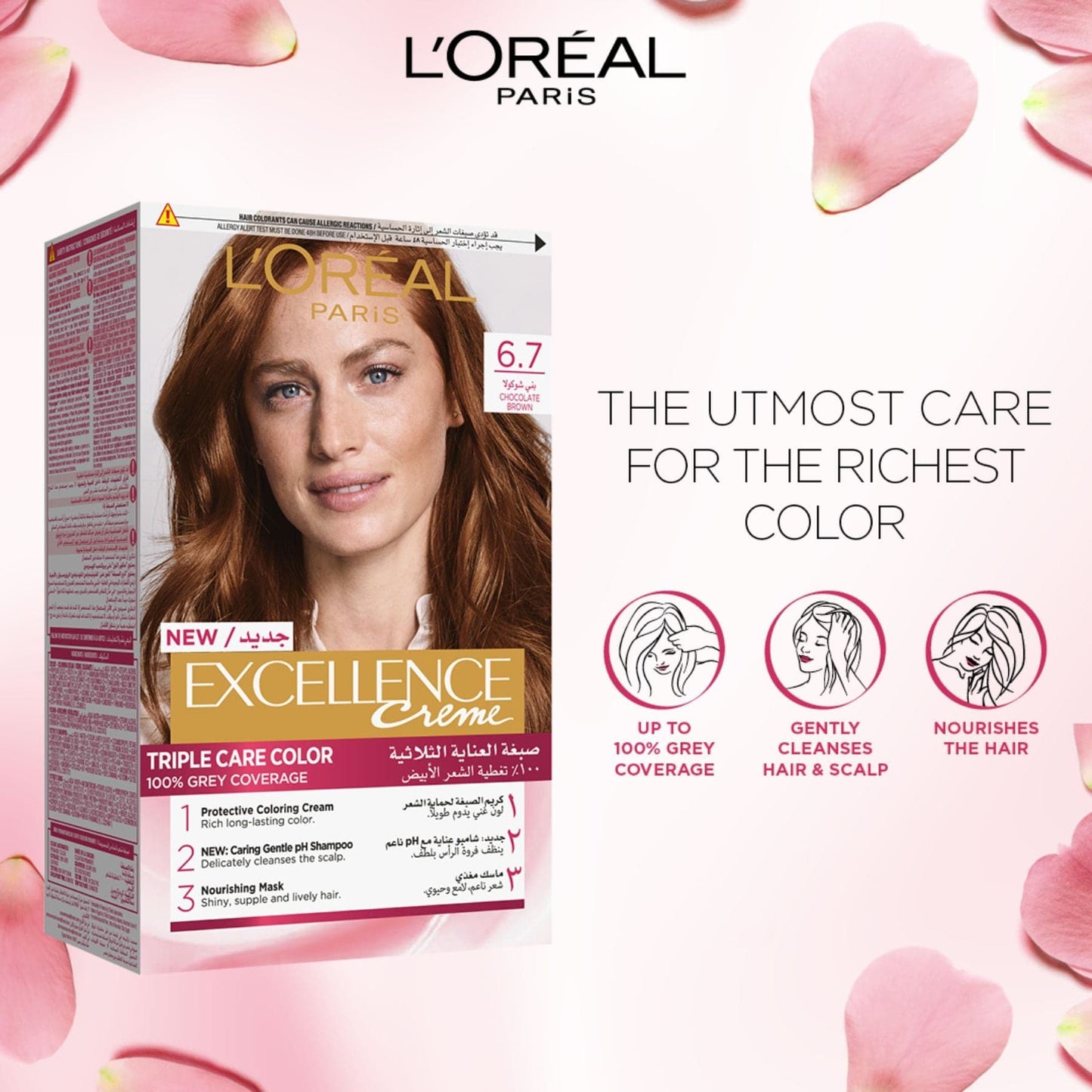 L'Oréal Paris Excellence Crème 6.7 Marron Chocolat Haircolor
