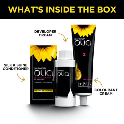 Garnier Olia Ammonia‑free Hair Color 4.15 Iced Chocolate