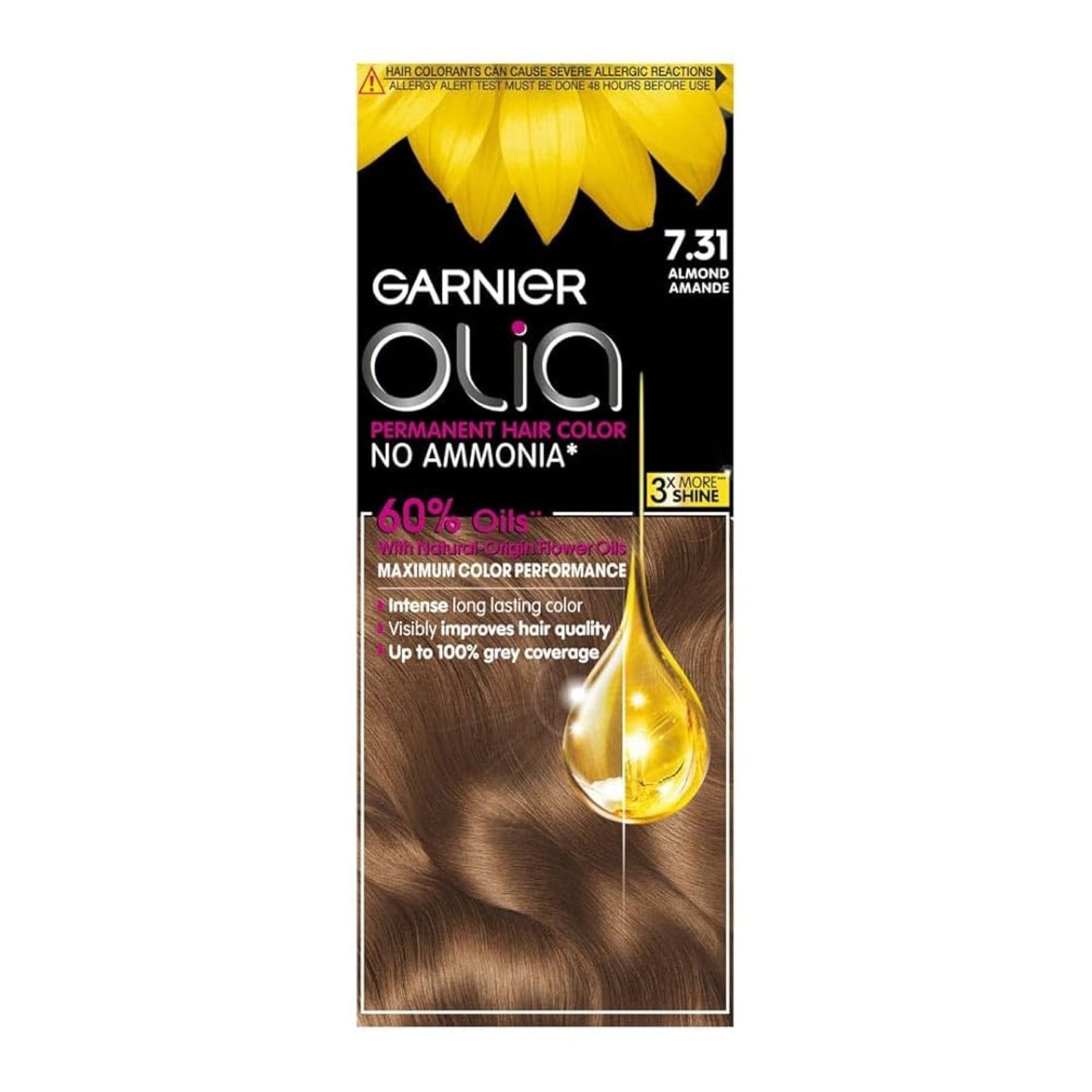 Garnier Colour Naturals Hair Colour 7.31 Almond