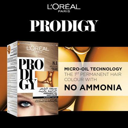 L'Oréal Paris  Prodigy, 8.1 Light Ash Blonde