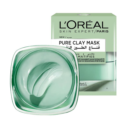 Pure Clay Green Face Mask Eucalyptus 50ml