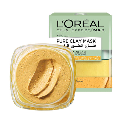 Pure Clay Yellow Face Mask Yuzu Lemon 50ml
