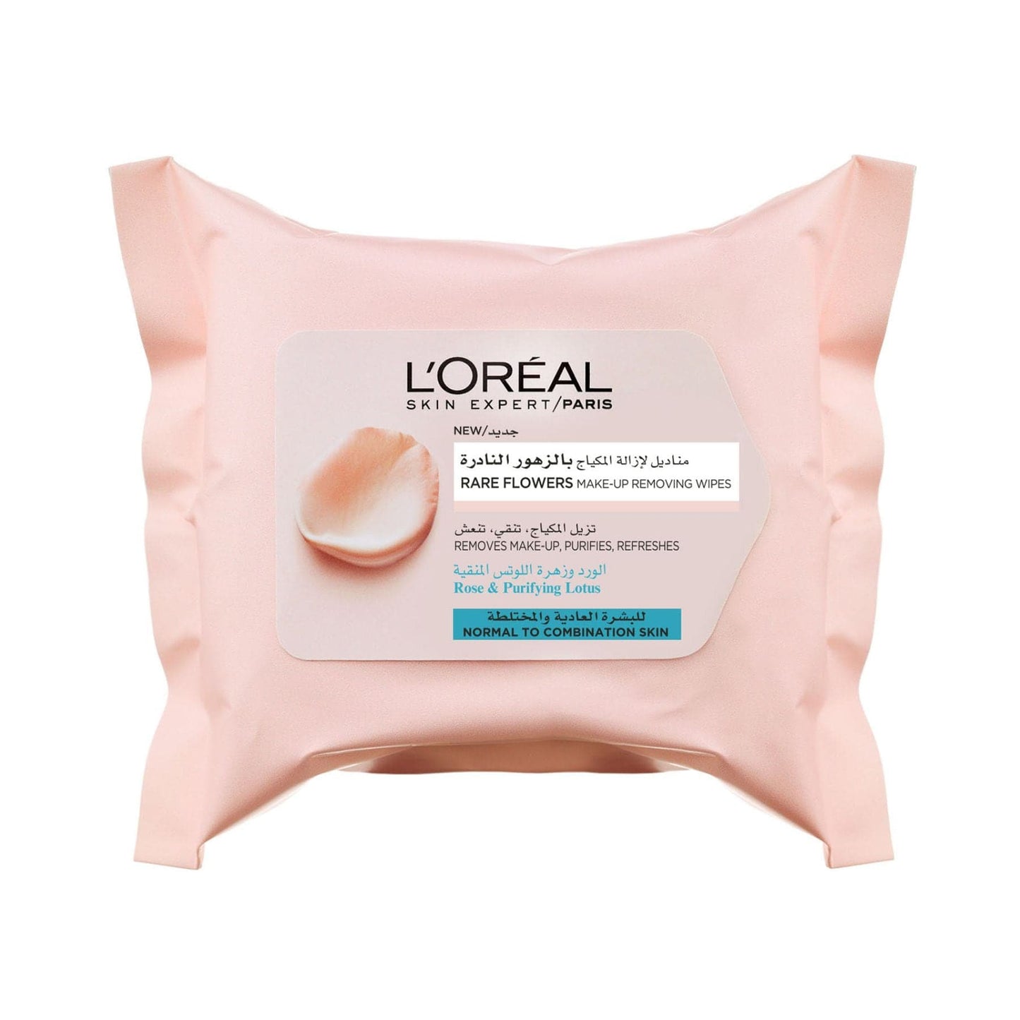 Rare Flowers Makeup Removing Wipes Normal to Combination Skin 25pcs