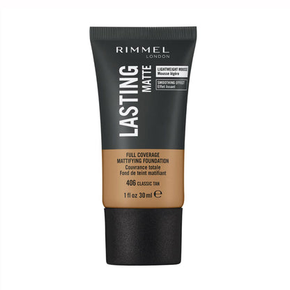 Lasting Matte Finish Foundation 30ml 406 Classic Tan
