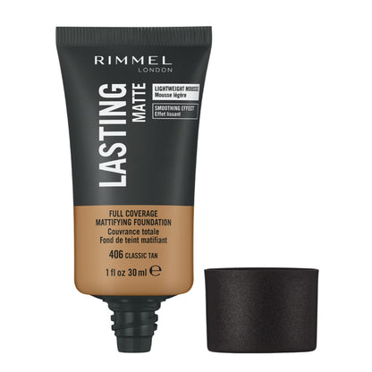 Lasting Matte Finish Foundation 30ml 406 Classic Tan