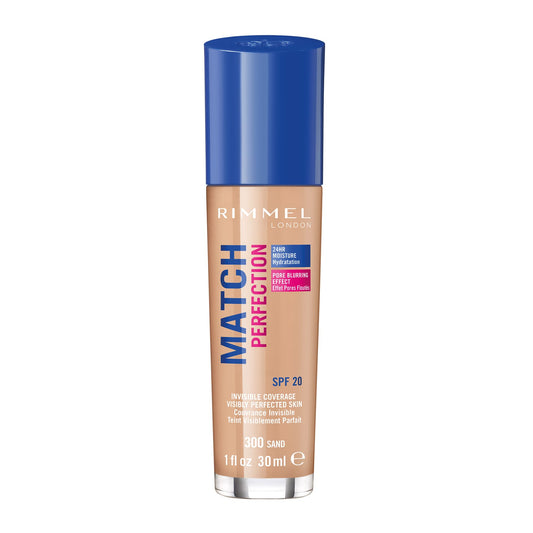 Match Perfection Natural Finish Foundation 30ml 300 Sand|30ml