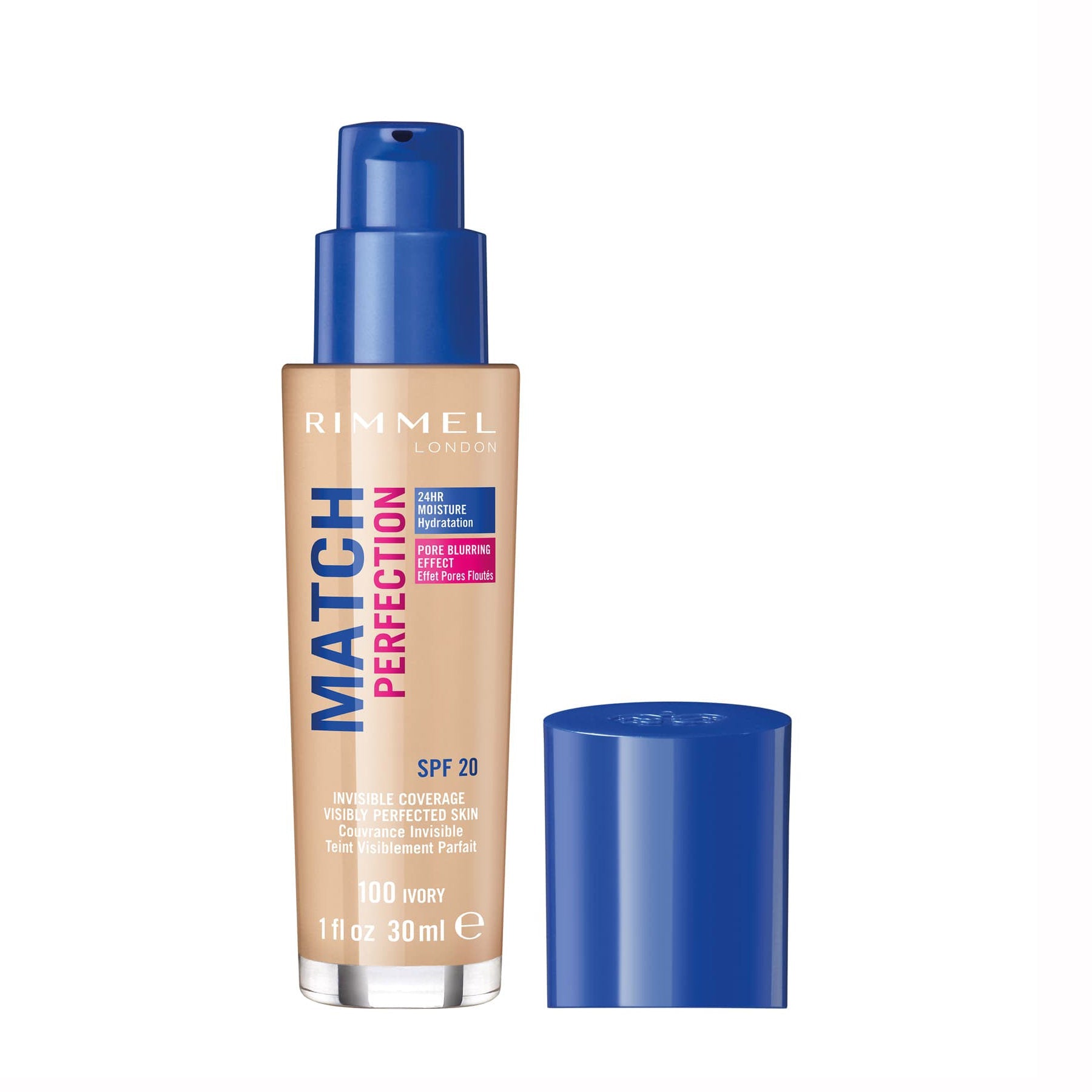 Match Perfection Natural Finish Foundation 30ml 100 Ivory|30ml