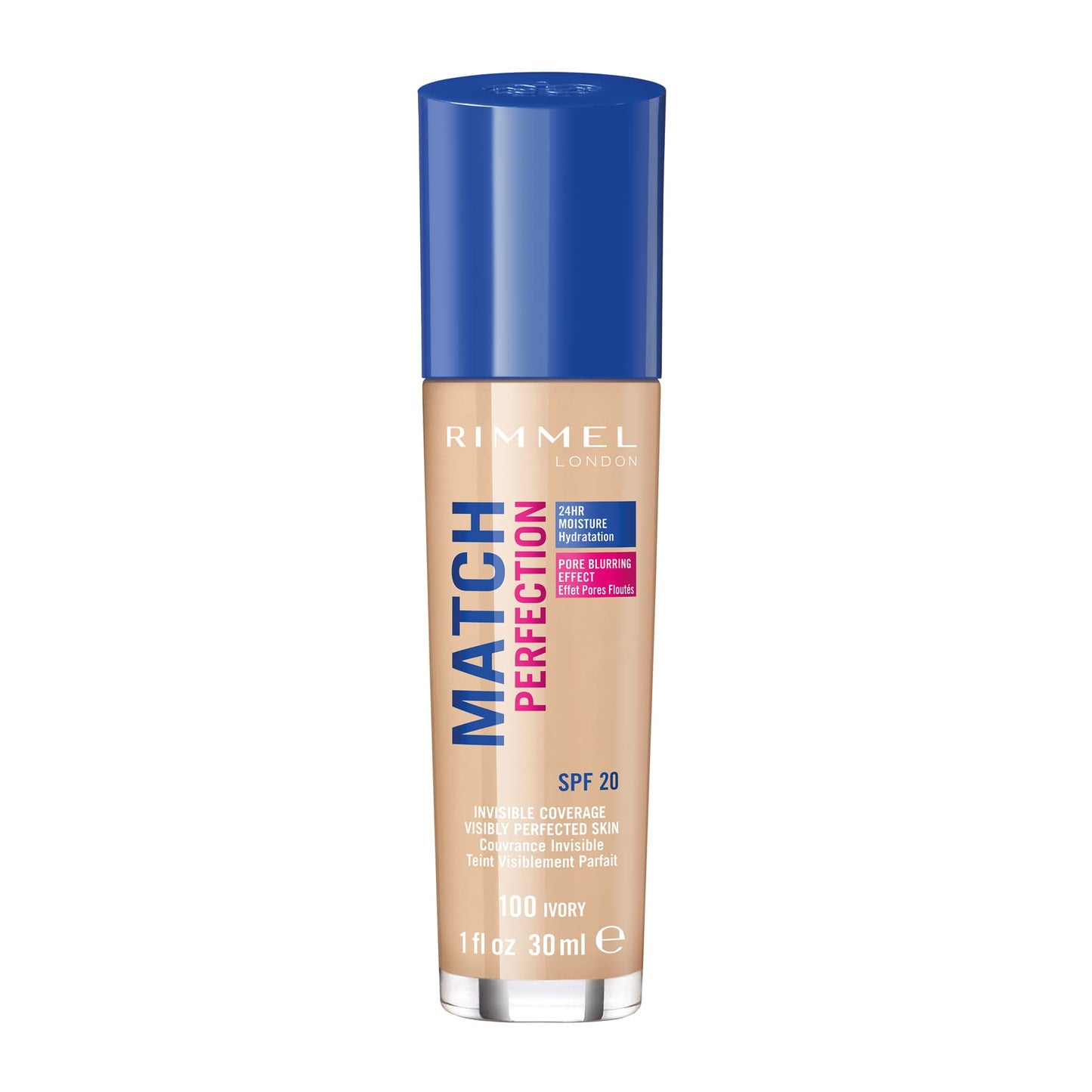 Match Perfection Natural Finish Foundation 30ml 100 Ivory|30ml