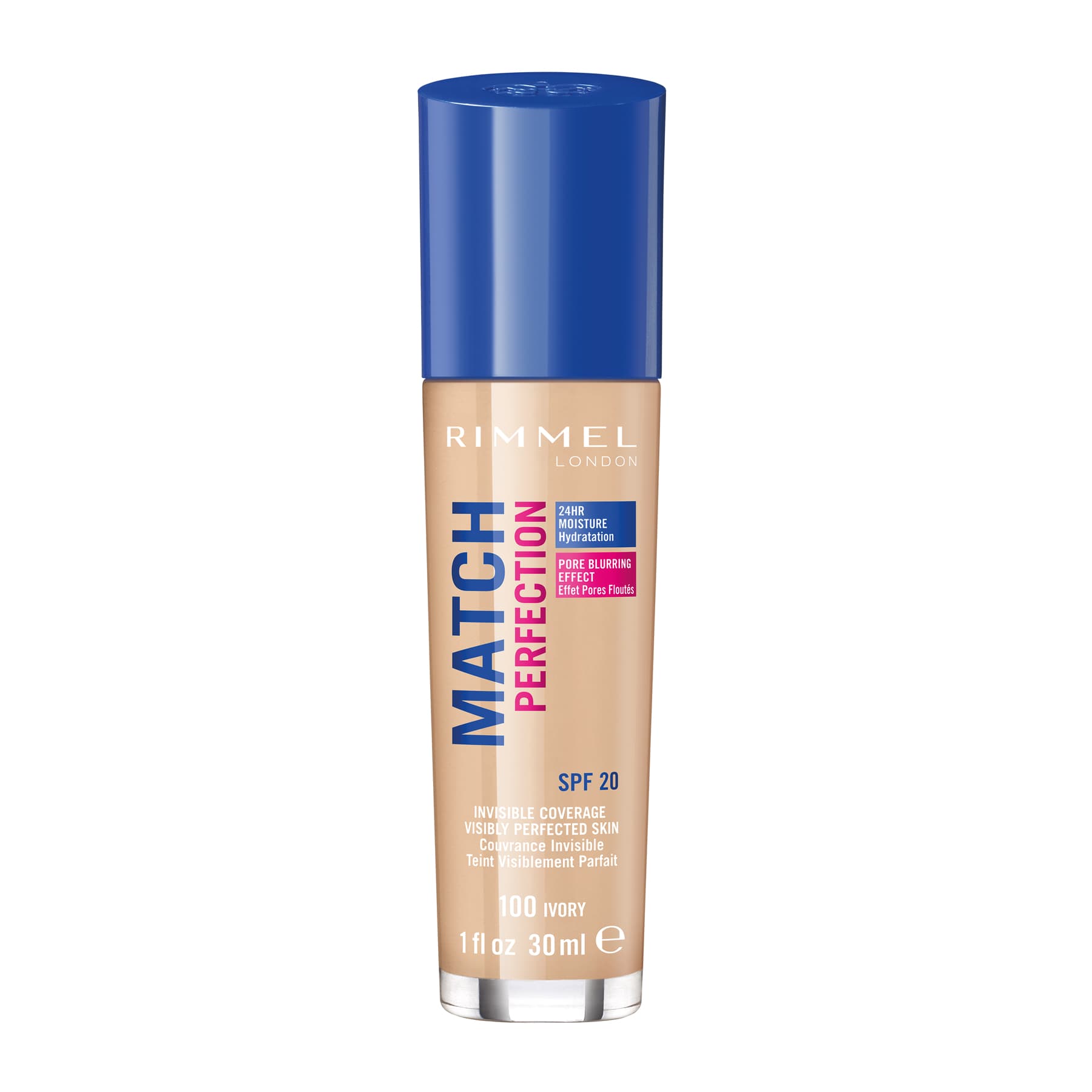 Match Perfection Natural Finish Foundation 30ml 100 Ivory|30ml