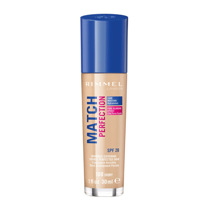 Match Perfection Natural Finish Foundation 30ml 100 Ivory|30ml