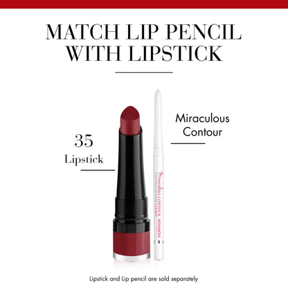 Bourjois Rouge Velvet The Lipstick Matte 2.4g