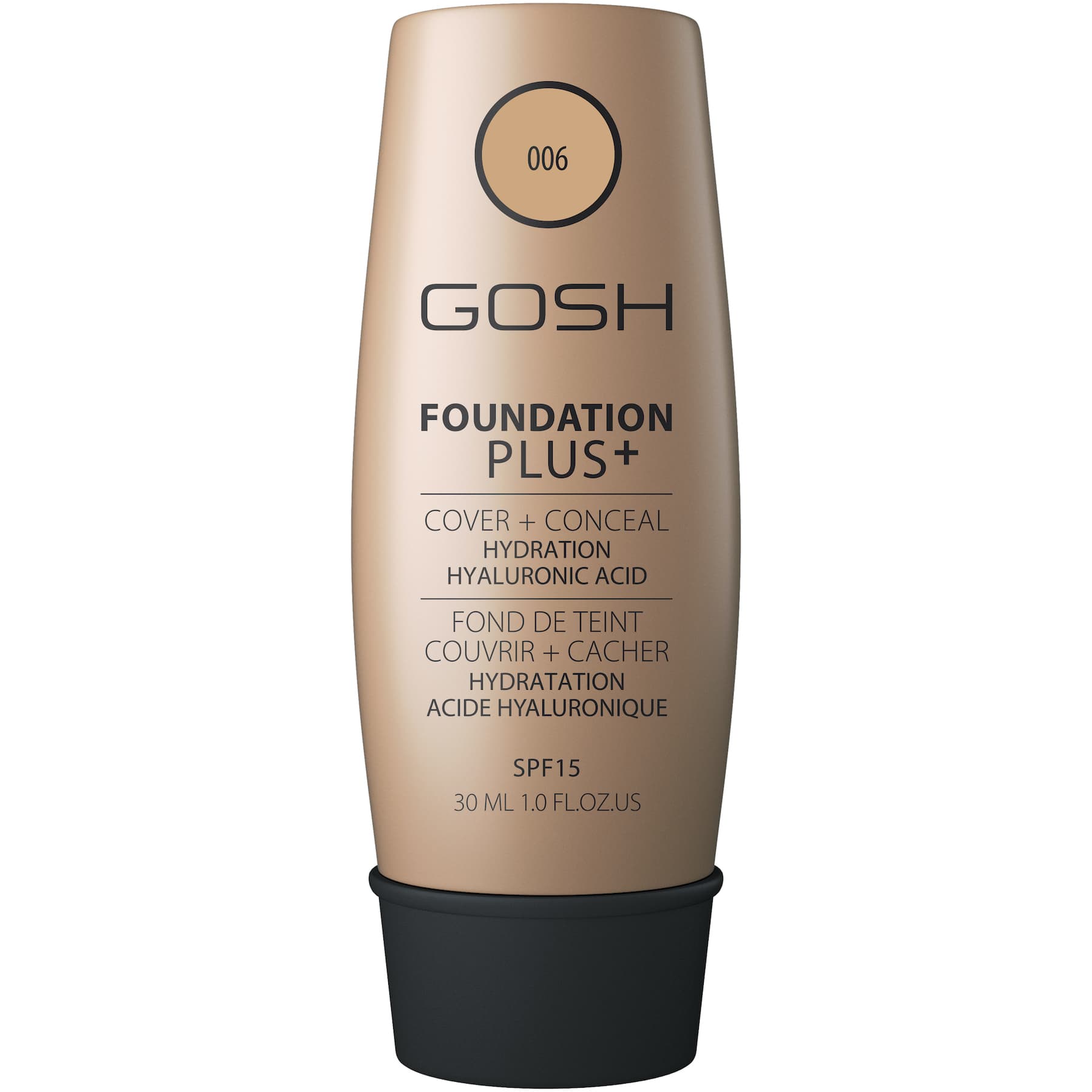 Cover + Conceal Foundation Plus+ Natural Finish 30ml 006 Honey|30ml
