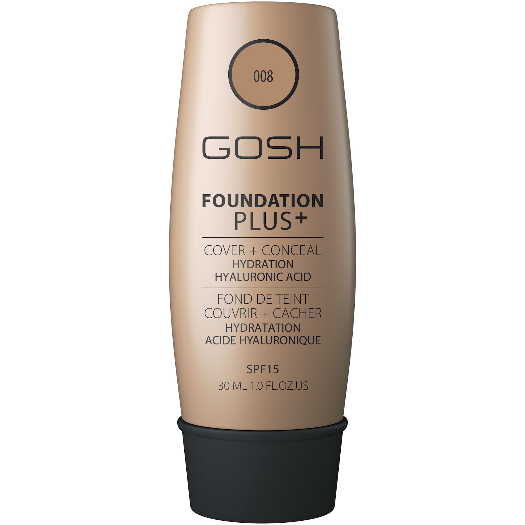 Cover + Conceal Foundation Plus+ Natural Finish 30ml 008 Golden|30ml