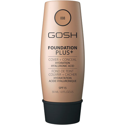 Cover + Conceal Foundation Plus+ Natural Finish 30ml 008 Golden|30ml