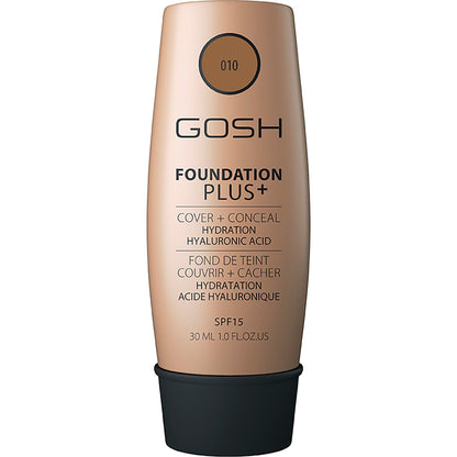 Cover + Conceal Foundation Plus+ Natural Finish 30ml 010 Tan|30ml