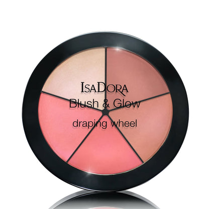 Blush & Glow Draping Wheel Palette 18g 55 Peachy Rose Pop|18g