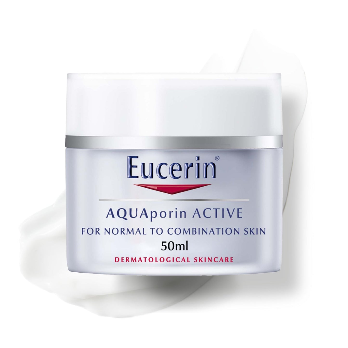 كريم النهار Eucerin Aquaporin Active الخفيف للوجه مع الجلوكو-جليسرول، لا يسد المسام، 50 مل