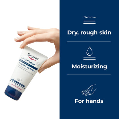 Eucerin Urearepair 5% Urea Hand Cream With Ceramides, 75ml
