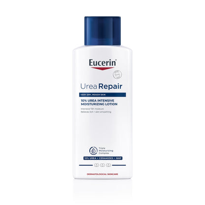Eucerin Urearepair لوشن الجسم الملطف المرطب بـ 5% يوريا، 250 مل