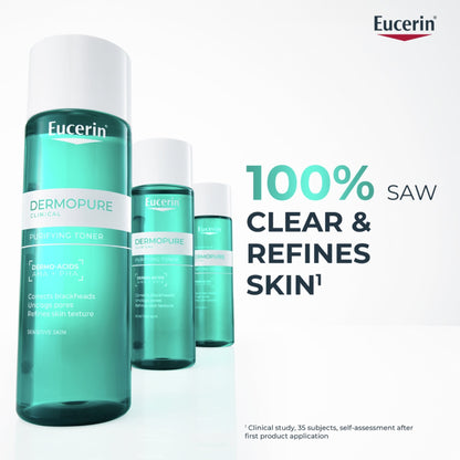 جل التنظيف Eucerin Dermopure Clinical المصحح للعيوب والبشرة المعرضة لحب الشباب، 150 مل