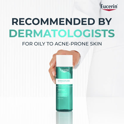 جل التنظيف Eucerin Dermopure Clinical المصحح للعيوب والبشرة المعرضة لحب الشباب، 150 مل
