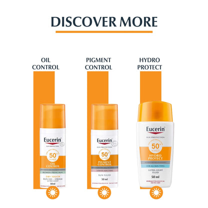 سائل الحماية من الشمس للوجه من يوسيرين للتحكم في علامات تقدم السن SPF50 50 مل
