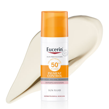 Eucerin Photoaging Control سائل للوجه واقي شمسي مضاد للشيخوخة بمعامل حماية SPF50+، سعة 50 مل