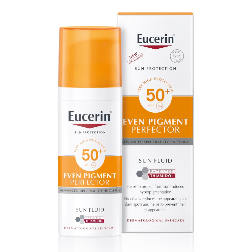 Eucerin Photoaging Control سائل للوجه واقي شمسي مضاد للشيخوخة بمعامل حماية SPF50+، سعة 50 مل