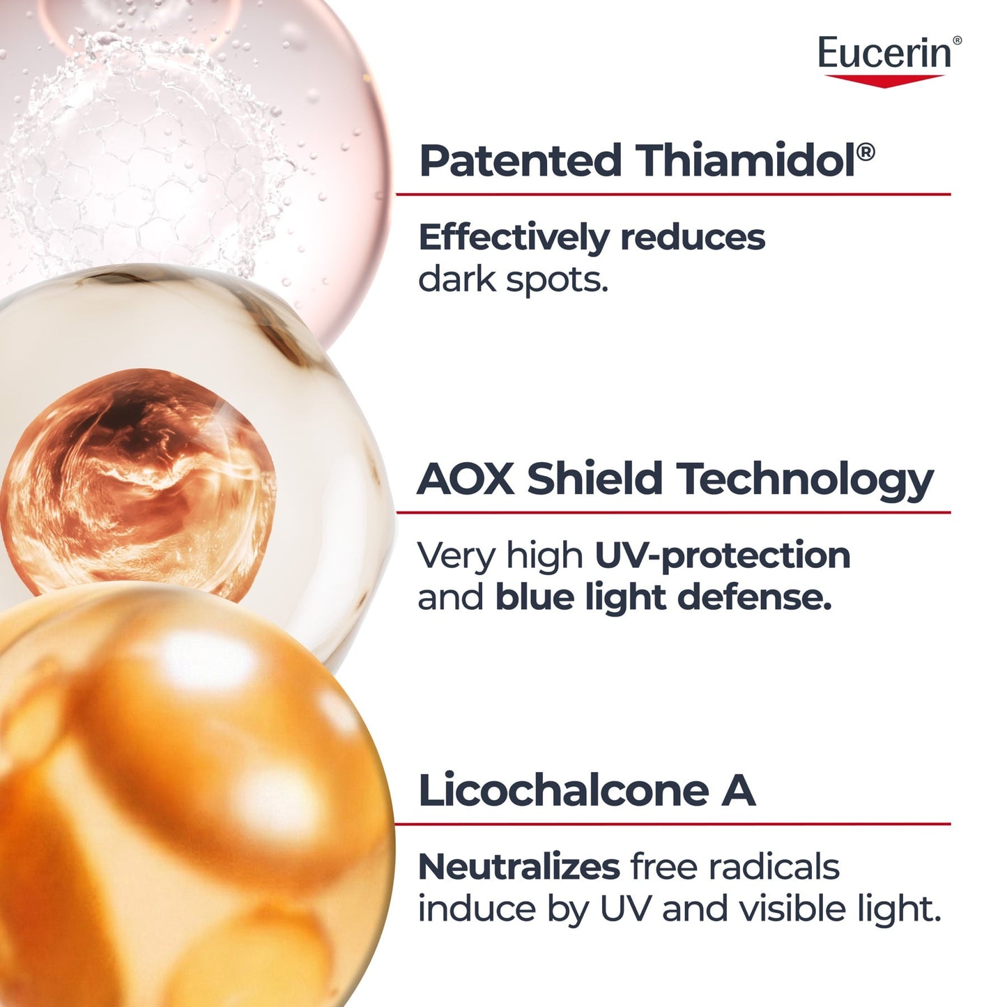 Eucerin Photoaging Control سائل للوجه واقي شمسي مضاد للشيخوخة بمعامل حماية SPF50+، سعة 50 مل