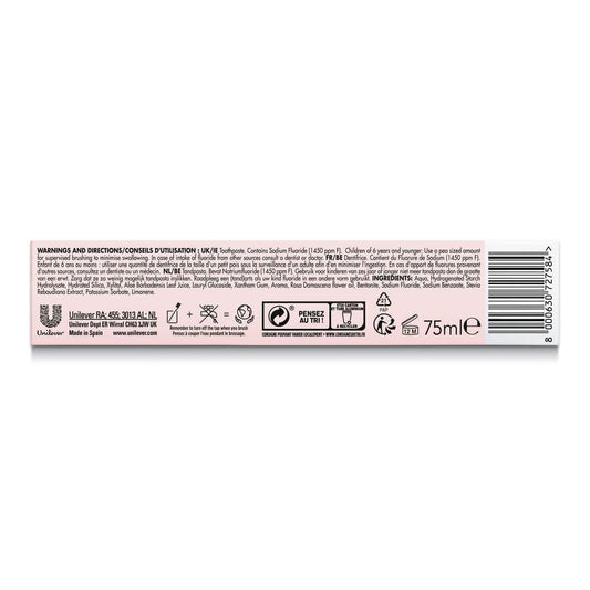 Wholesome Protection Toothpaste Rose & Aloe Vera 75ml 75ml