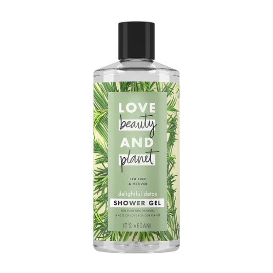 Delightful Detox Shower Gel Body Wash Tea Tree Oil & Vetiver 400ml 400ml