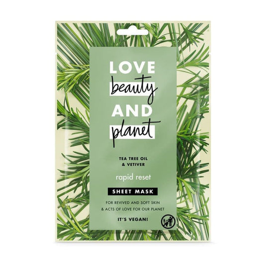 Rapid Reset Sheet Mask Tea Tree Oil & Vetiver 1pc 21ml