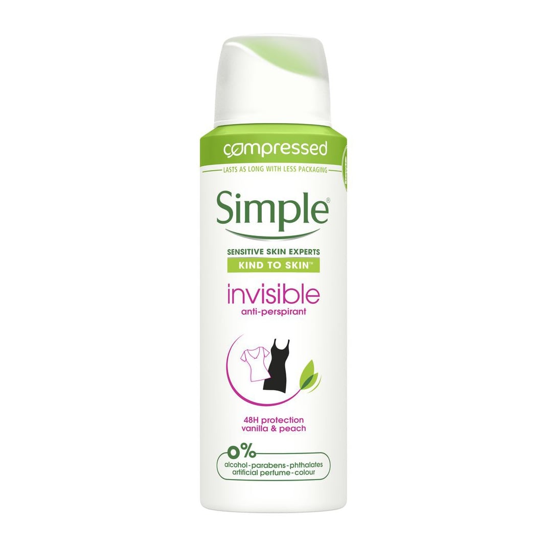 Invisible Anti-Perspirant Deodorant Spray Vanilla & Peach 125ml 125ml