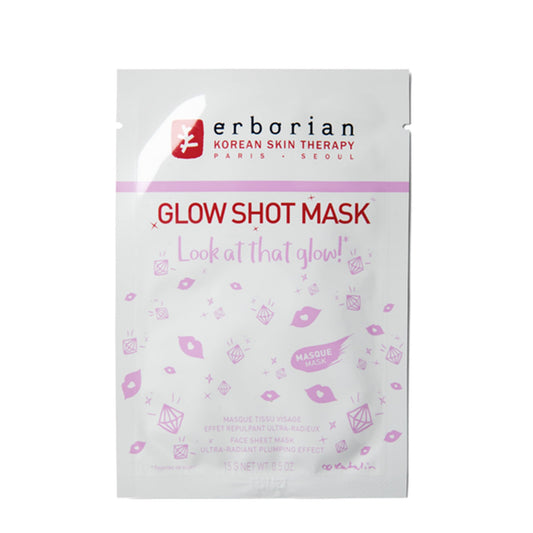 Erborian Glow Shot Moisturising Sheet Mask 1pc 15g