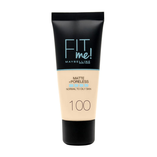 Fit Me Matte + Poreless Foundation Matte Finish 30ml 100 Warm Ivory|30ml