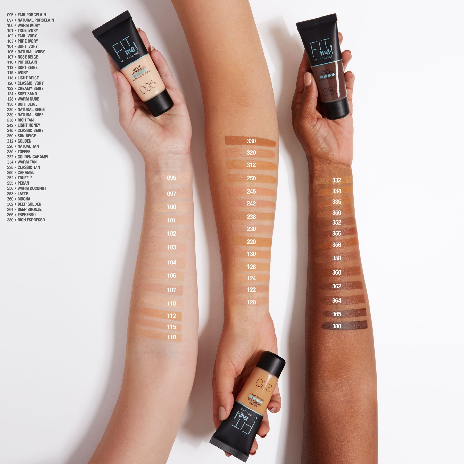 Fit Me Matte + Poreless Foundation Matte Finish 30ml 115 Ivory|30ml