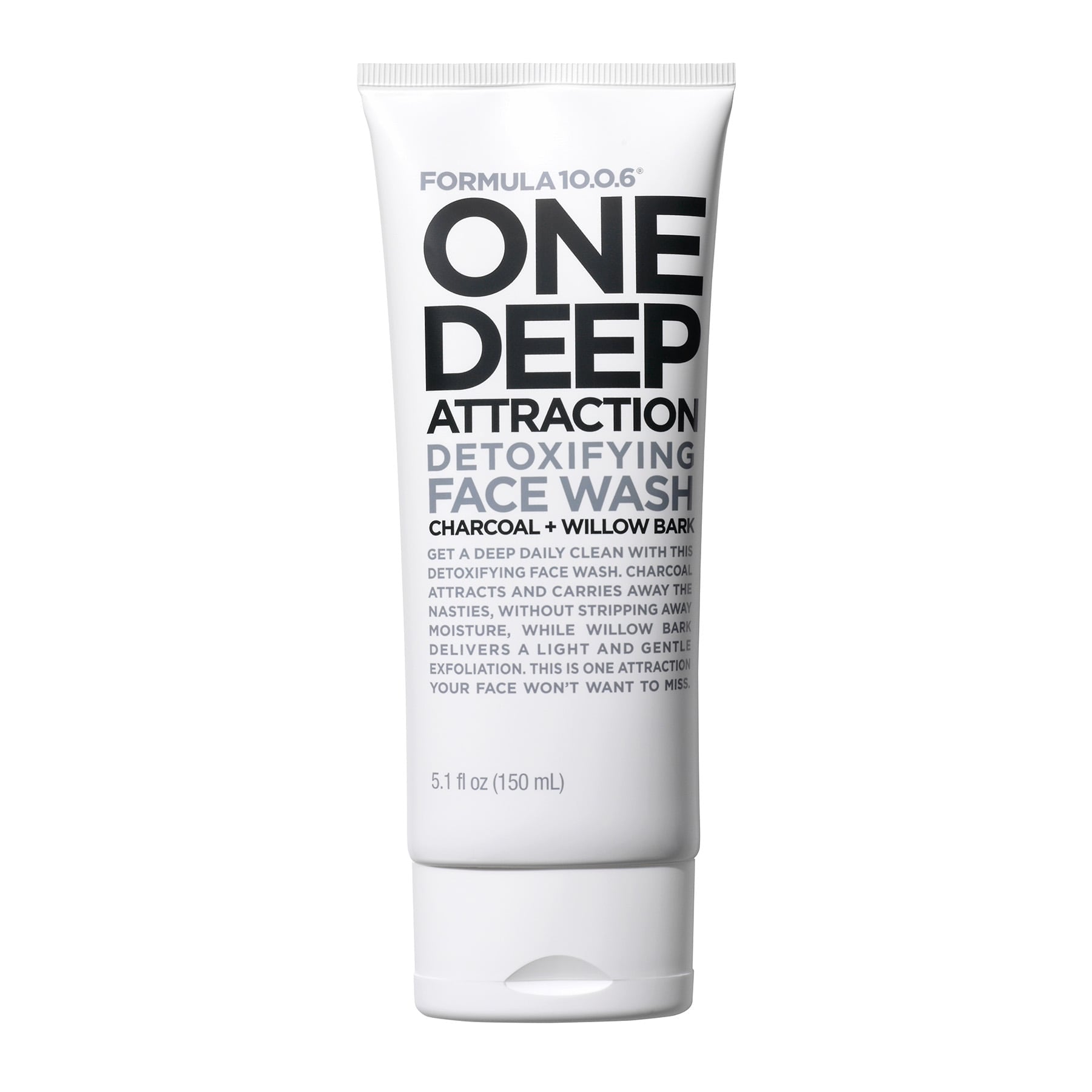 One Deep Attraction Detoxifying Face Wash Charcoal + Willow Bark 150ml Purple|150ml