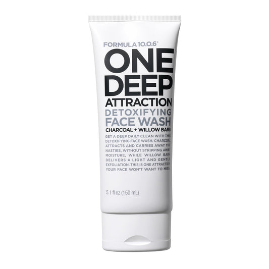 One Deep Attraction Detoxifying Face Wash Charcoal + Willow Bark 150ml Purple|150ml