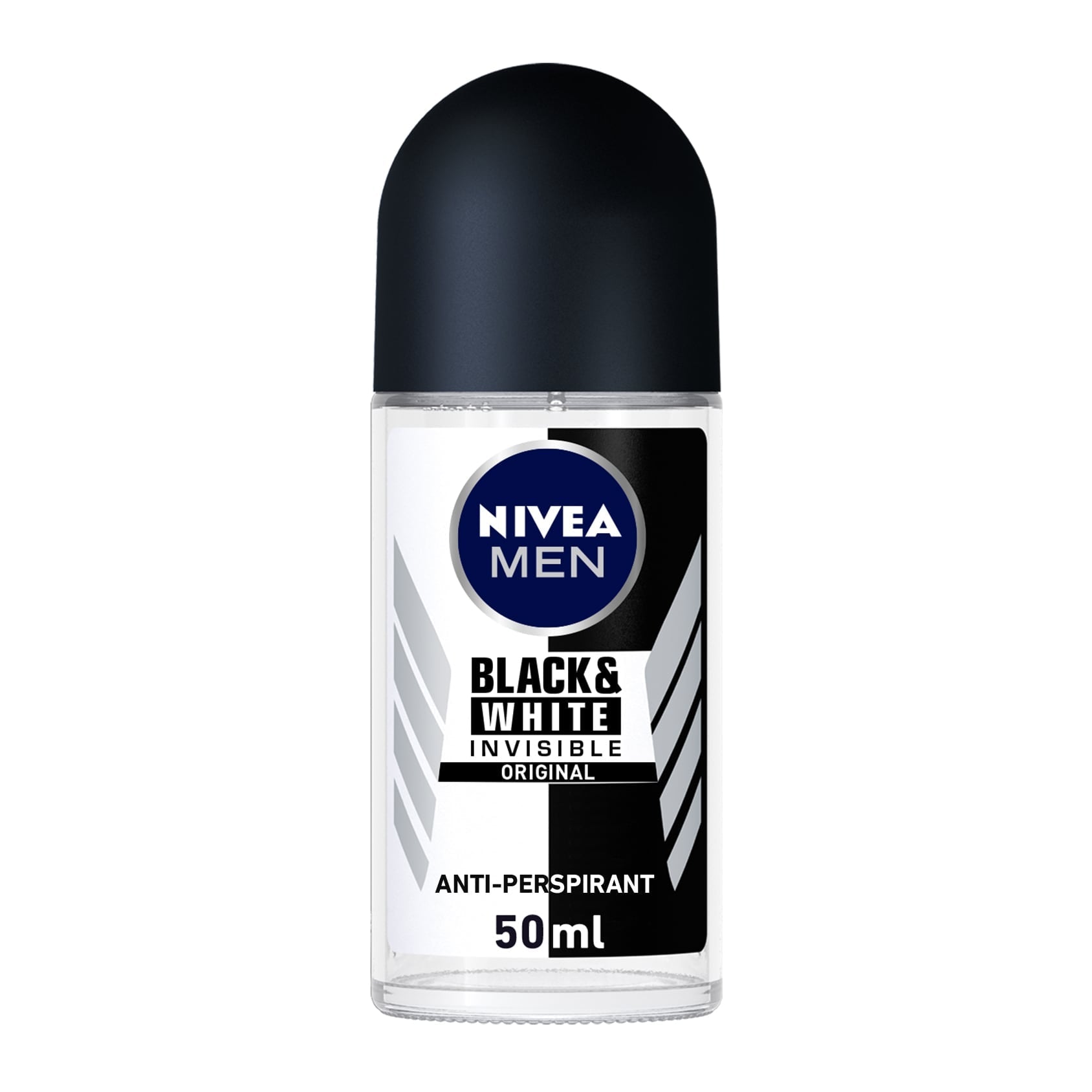 Men Anti-Perspirant Roll-On Black & White Invisible Original 50ml