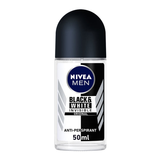 Men Anti-Perspirant Roll-On Black & White Invisible Original 50ml
