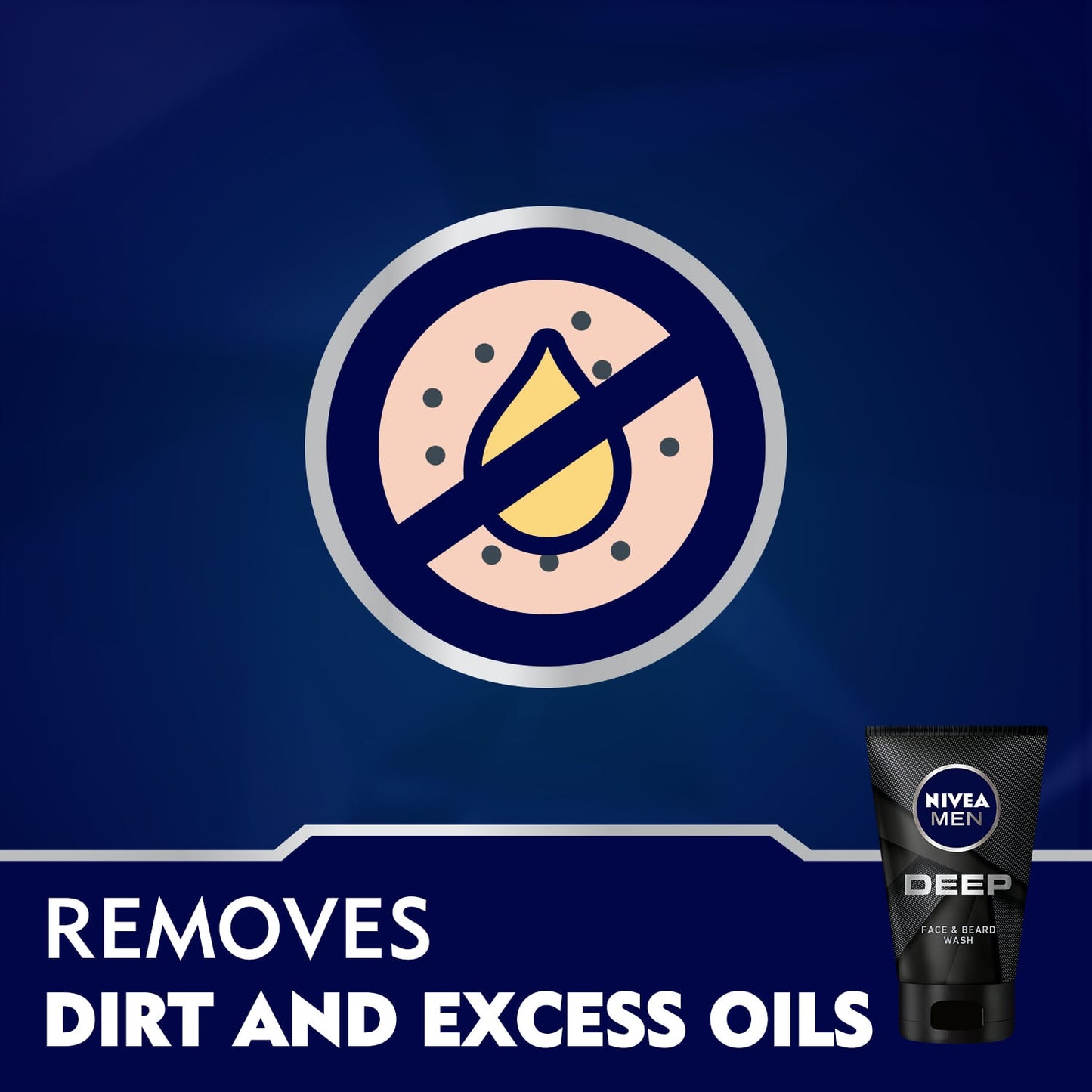 Men Deep Face & Beard Wash 100ml